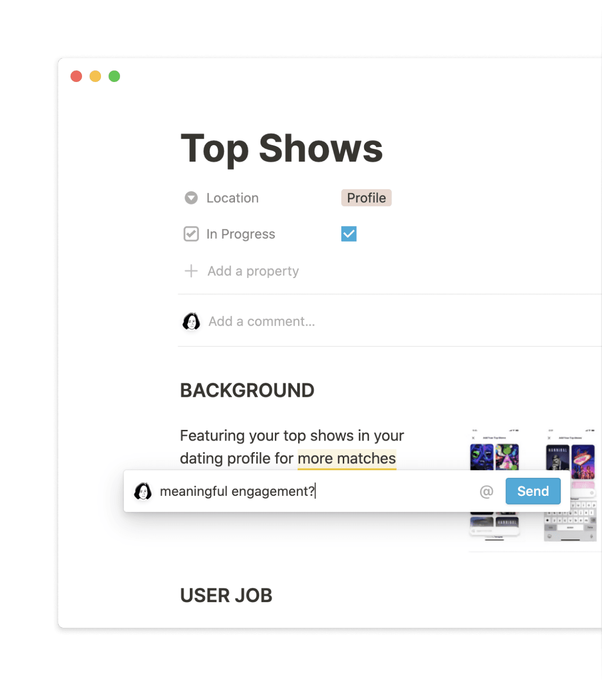 La création d’un modèle de spécifications dans Notion facilite la documentation et la collaboration.