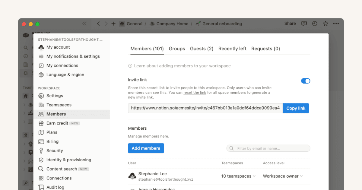 Guide de prise en main complet Notion Entreprise