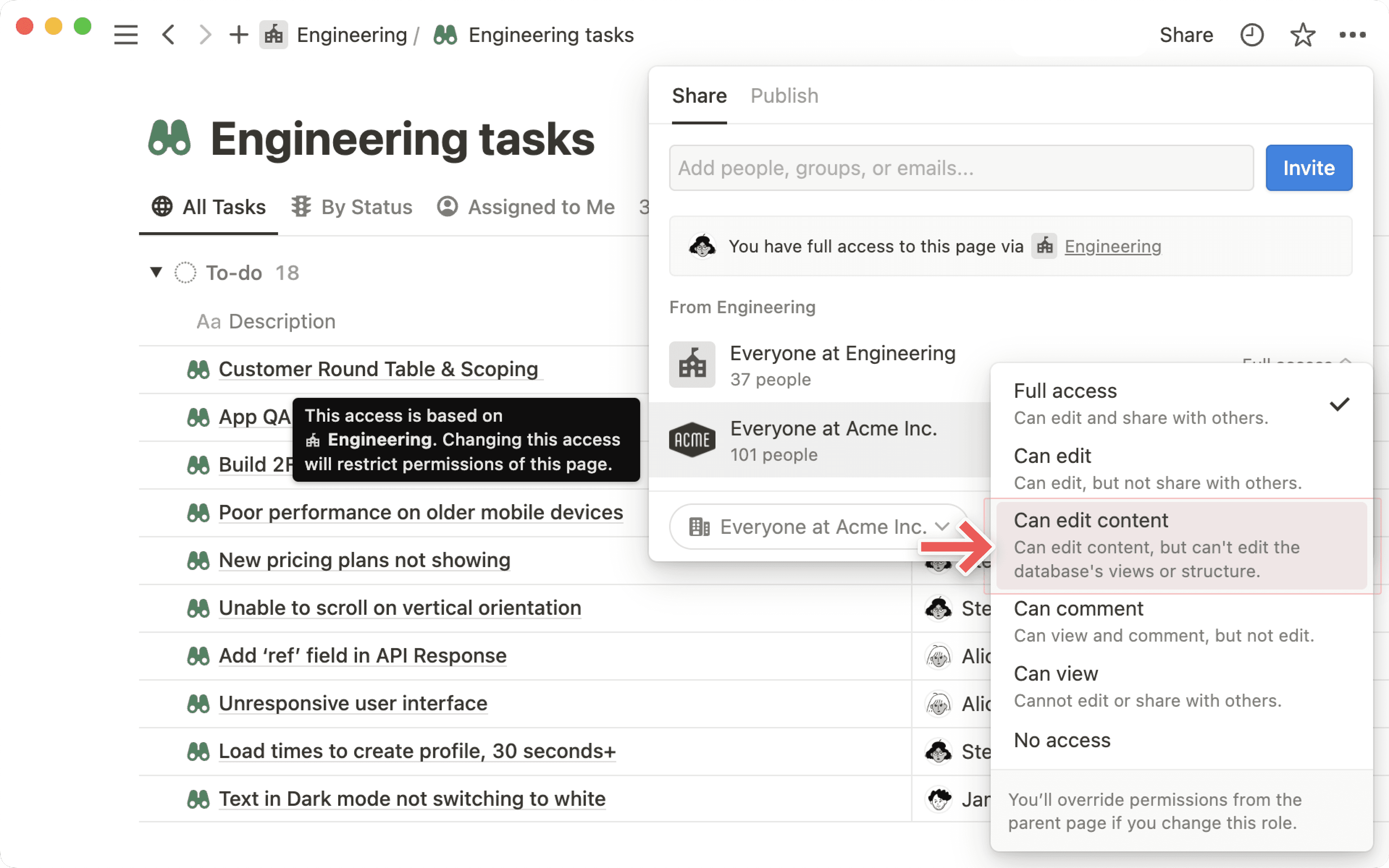 Modification d’une capture d’écran de contenu