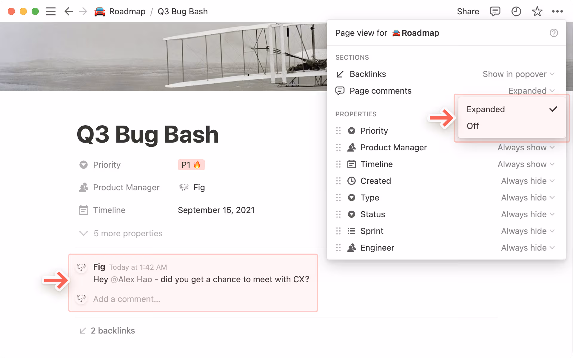 Personnaliser les commentaires d’une base de données
